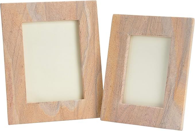 Main + Mesa Sandstone Photo Frames, Set of 2 (4x6” and 5x7”) | Amazon (US)
