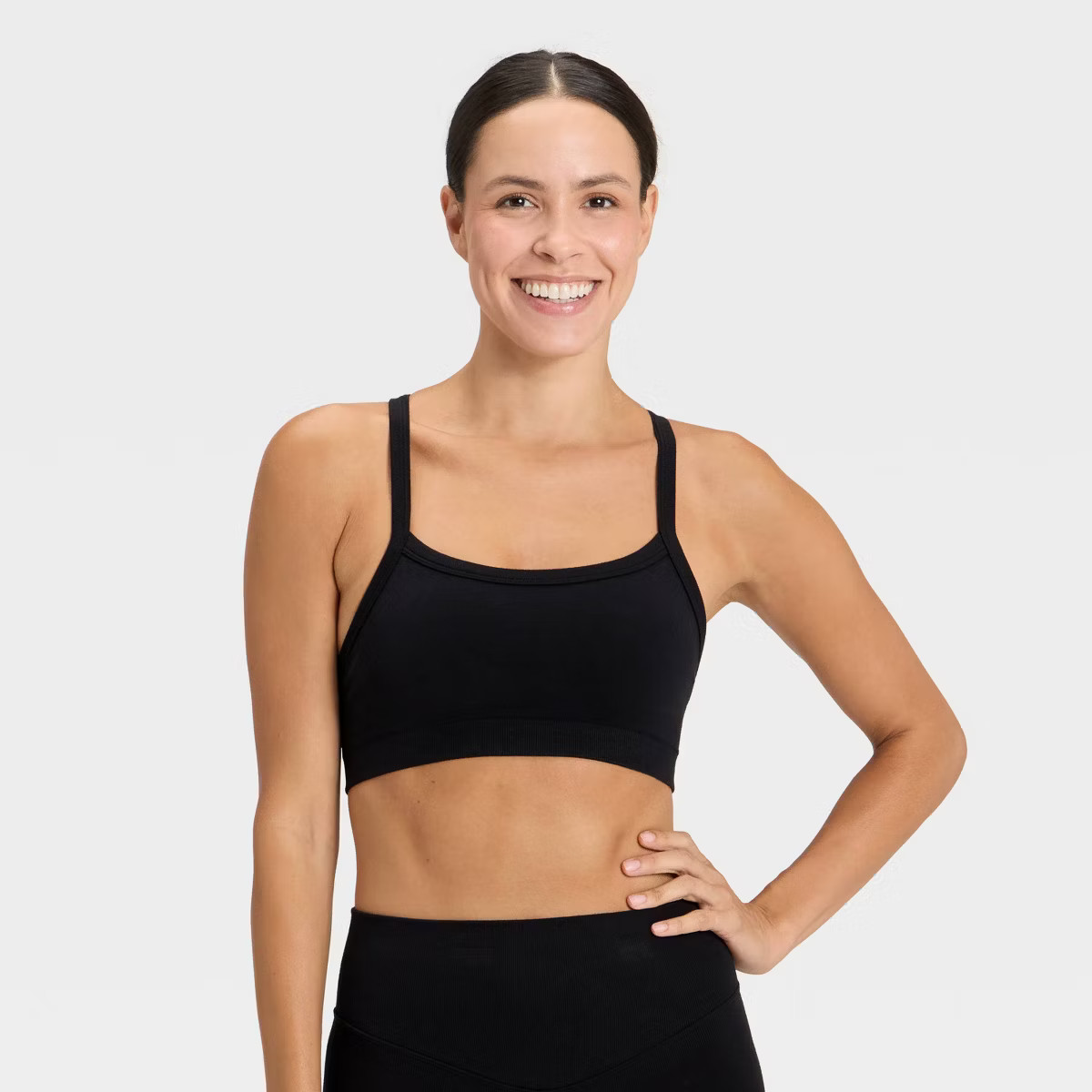 Women's Modal Seamless Light Support Sports Bra - All In Motion™ | Target