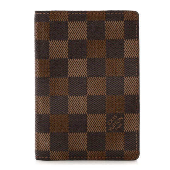 Damier Ebene Passport Cover | FASHIONPHILE (US)