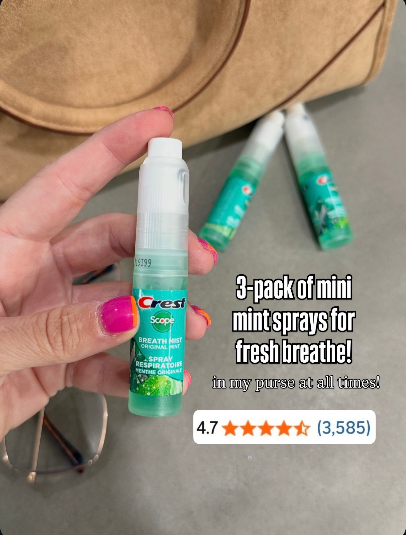 I always have these in my purse 