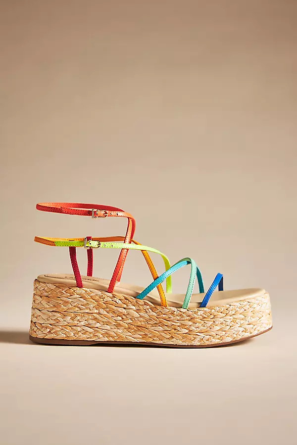 Larroudé Naomi Platform Sandals By Larroudé in Assorted Size 6.5 | Anthropologie (US)