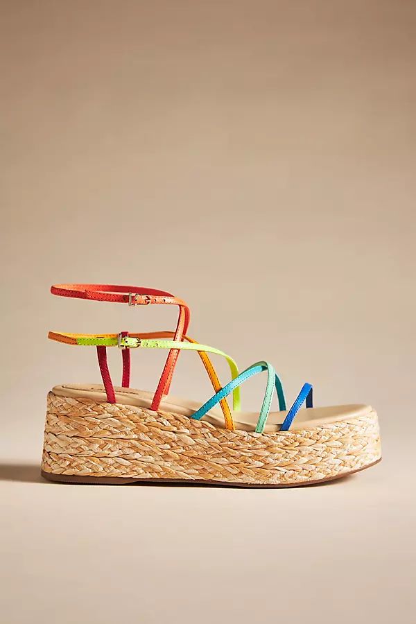 Larroudé Naomi Platform Sandals By Larroudé in Assorted Size 6.5 | Anthropologie (US)