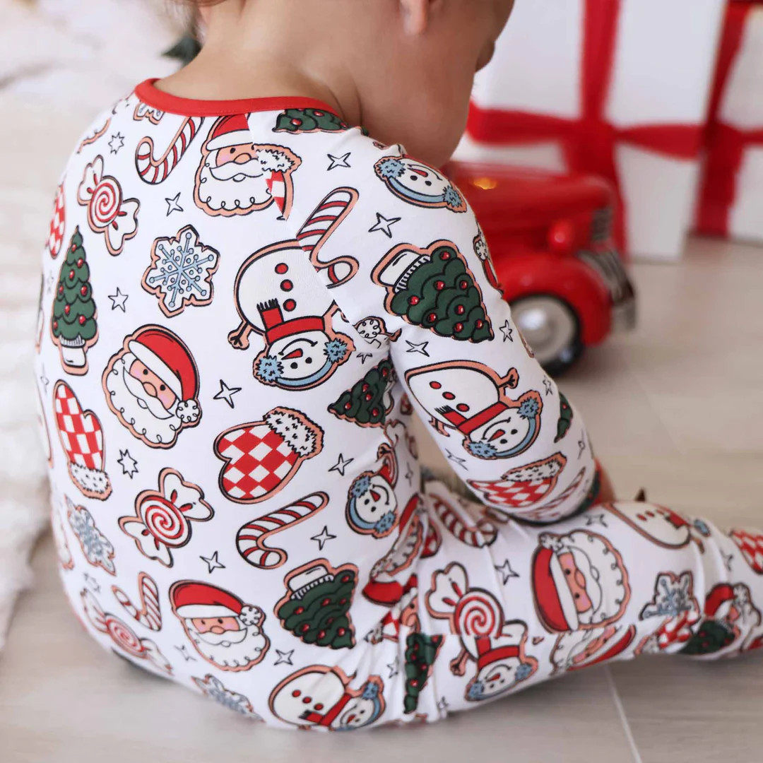 Santa's Cookies Two Piece Pajama Set* | Caden Lane