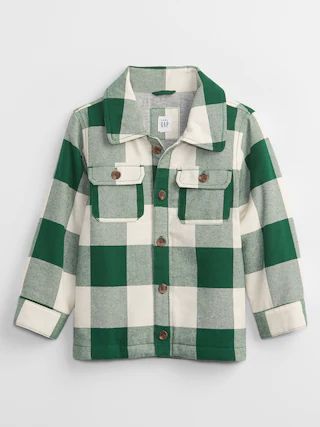 babyGap Plaid Shirt Jacket | Gap Factory