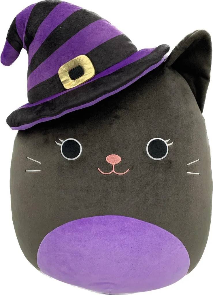 Squishmallows 16-inch Autumn Black Cat with Witch Hat Child's Ultra Soft Plush - Walmart.com | Walmart (US)