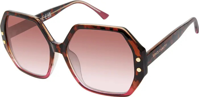 57mm Ombré Geo Sunglasses | Nordstrom Rack