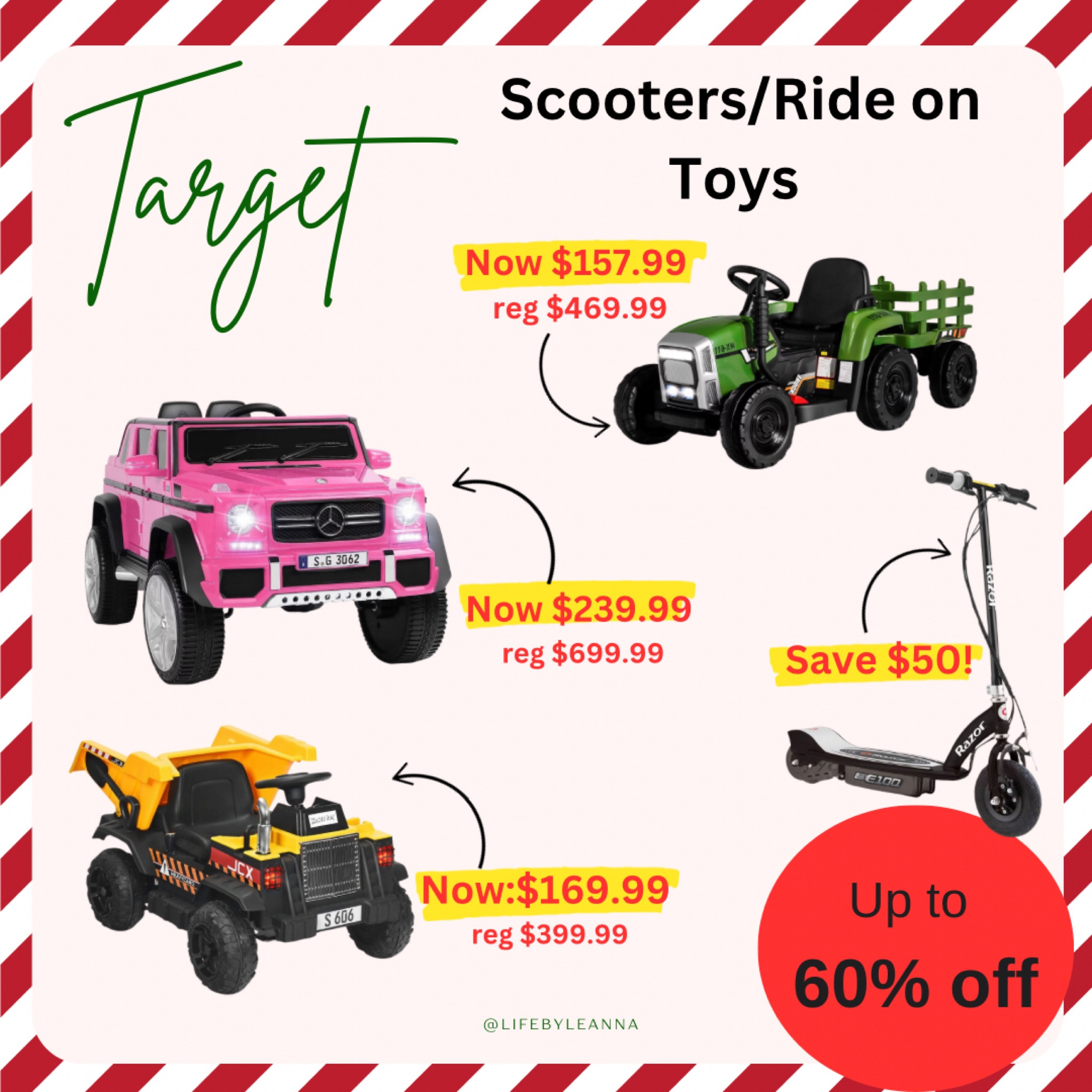 Today only at Target. Scooters and ride on toys are up to 60% off!! 





#targetgifts
#target

#LTKKids #LTKSaleAlert #LTKGiftGuide