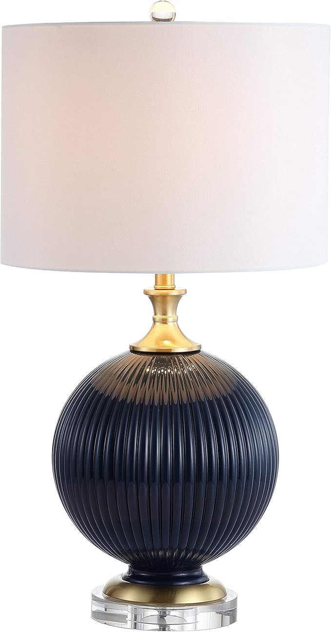 JONATHAN Y JYL2074A Lucette 26.5" Glass/Crystal LED Table Lamp Glam Transitional Bedside Desk Nig... | Amazon (US)