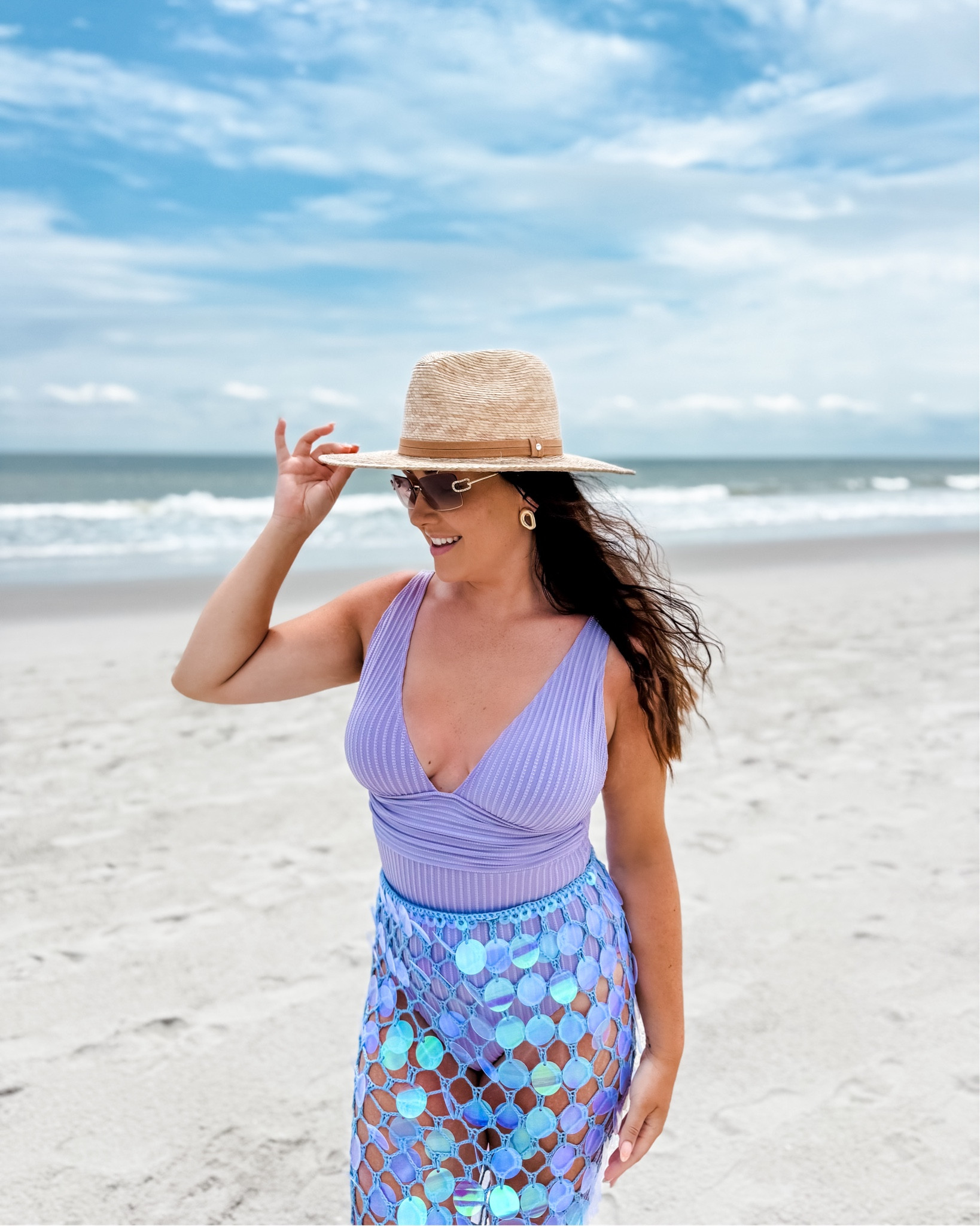 mermaid look 😍💜 beach outfits 

#LTKSeasonal #LTKSwim #LTKMidsize