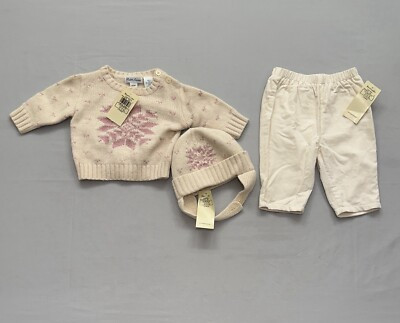 Ralph Lauren Baby 0 3 Months Sweater Pants Hat 3 Piece Outfit Winter Angora Wool  | eBay | eBay US