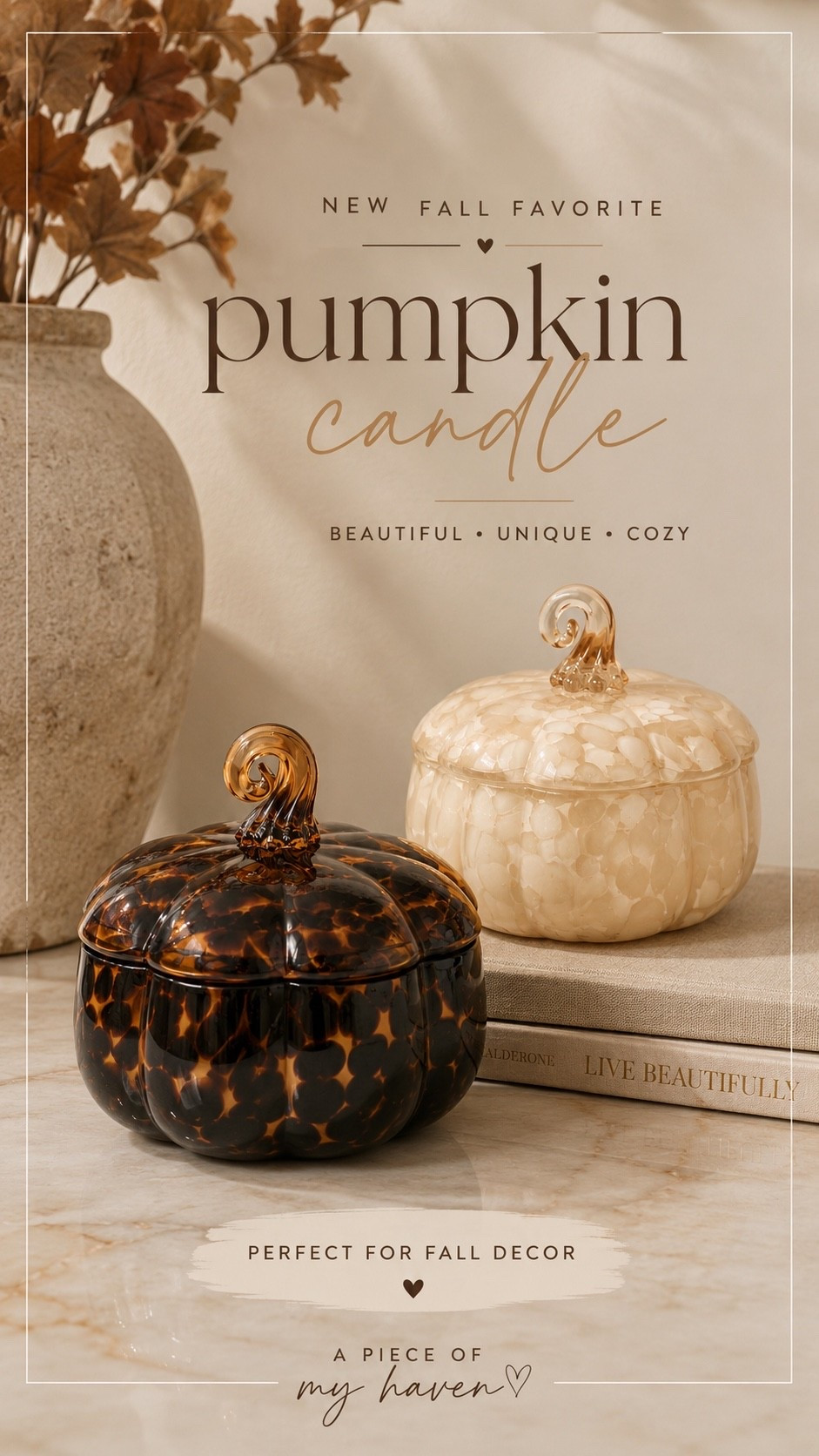 These pumpkin candles keep going out of stock! Just grabbed them! ￼