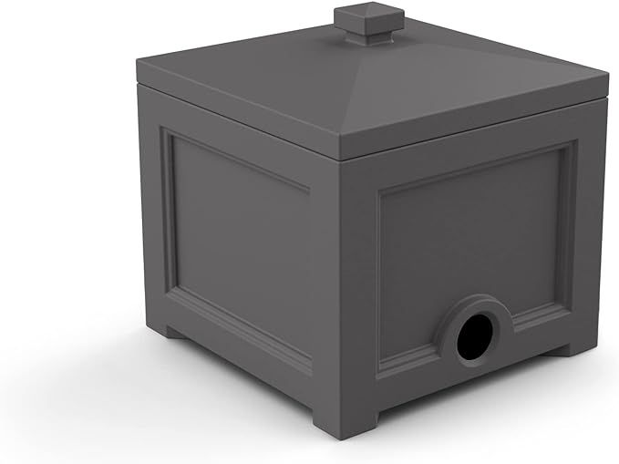 Mayne Fairfield Garden Hose Bin - Graphite Grey - 17in L x 17in W x 18in H - Holds up to 100 ft. ... | Amazon (US)