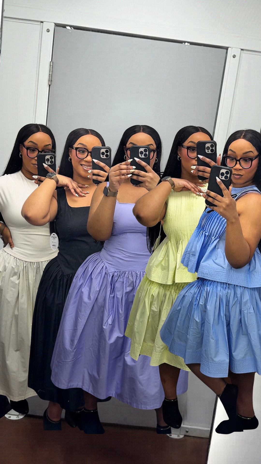 Hey Beauties 🩷

It’s time for a long overdue Walmart fitting room haul 😌💞 These spring dresses & Easter dresses have had my eye for a minute. My only regret was not purchasing the white skirt that I’m wearing in blue and yellow 🥹 But prepare to be sick of me in these dresses all summer 🥰

Purple dress- Medium
Black dress- Large
Yellow & Blue skirt set- top and bottom Large
Cream dress and black dress- Medium
Last set- medium top and bottom

I’m 5’8, 225 pounds for sizing reference 

#LTKPlusSize #LTKSpringSale #LTKMidsize
