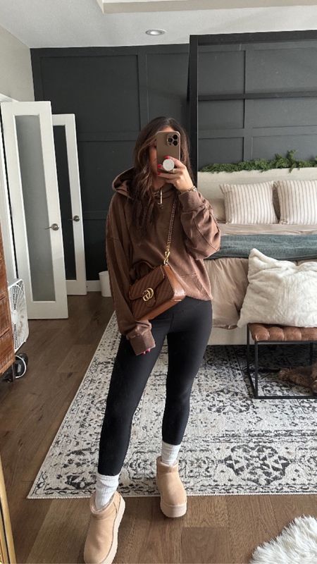 Winter outfit 
Valentine’s Day 
Ootd 
Style tip 
Leggings 
Amazon hoodie 
Sweatshirt 
Casual outfit 

#LTKMostLoved #LTKstyletip #LTKfindsunder50