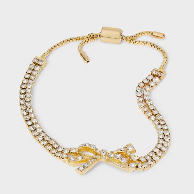SUGARFIX by BaubleBar Bow You Didn't Bracelet - Gold | Target