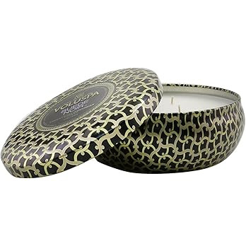 Voluspa Suede Noir 3 Wick Tin Candle | Amazon (US)