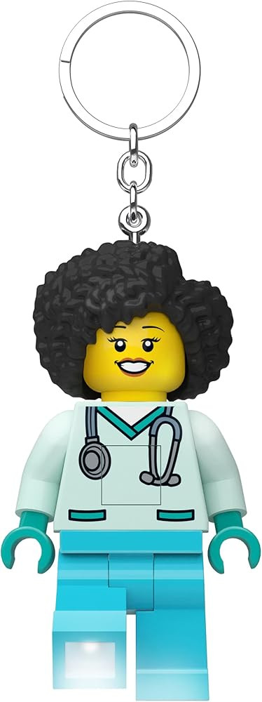 LEGO Classic Keychain Light - Dr. Flieber - 3 Inch Tall Figure (KE192H) | Amazon (US)