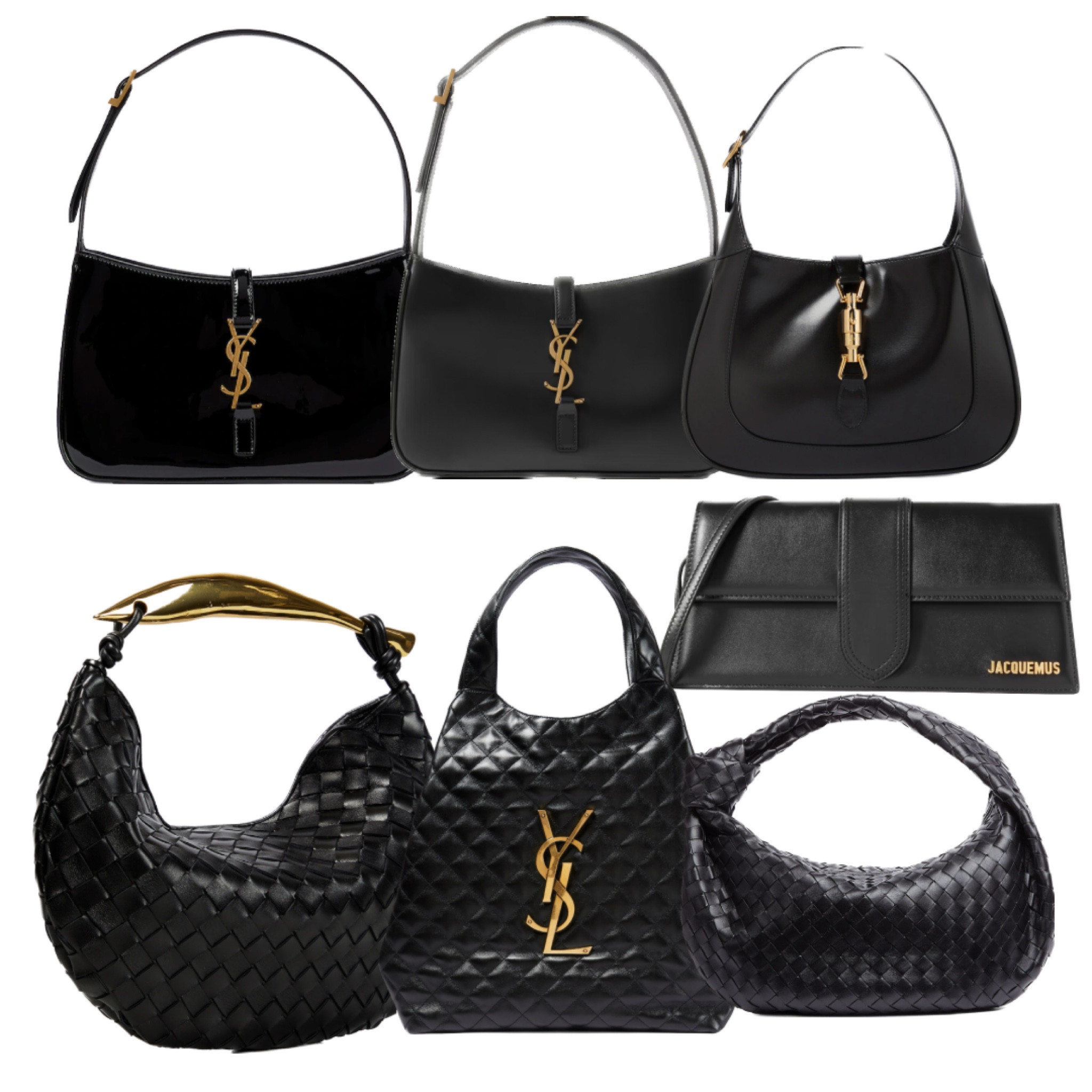 7 Top Black Leather Bags !!