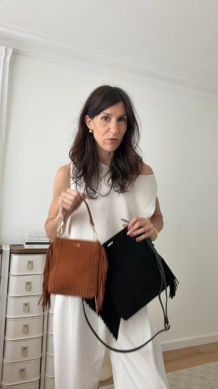 5 ways to style a fringe bag! Use code JAMIE15 for 15% off 🥰