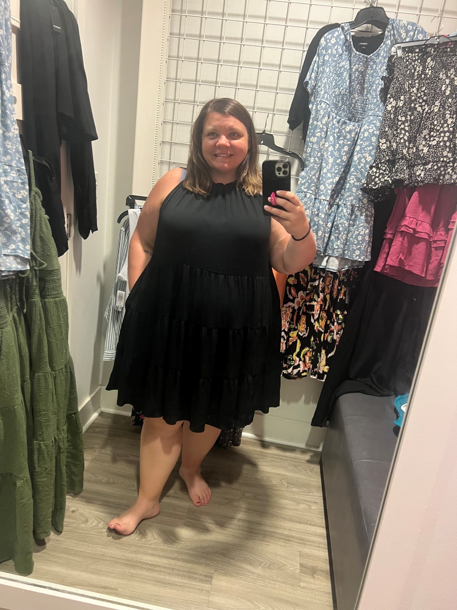 Closet staple! A black dress with pockets 🩷

#LTKPlusSize #LTKWorkwear #LTKFindsUnder100