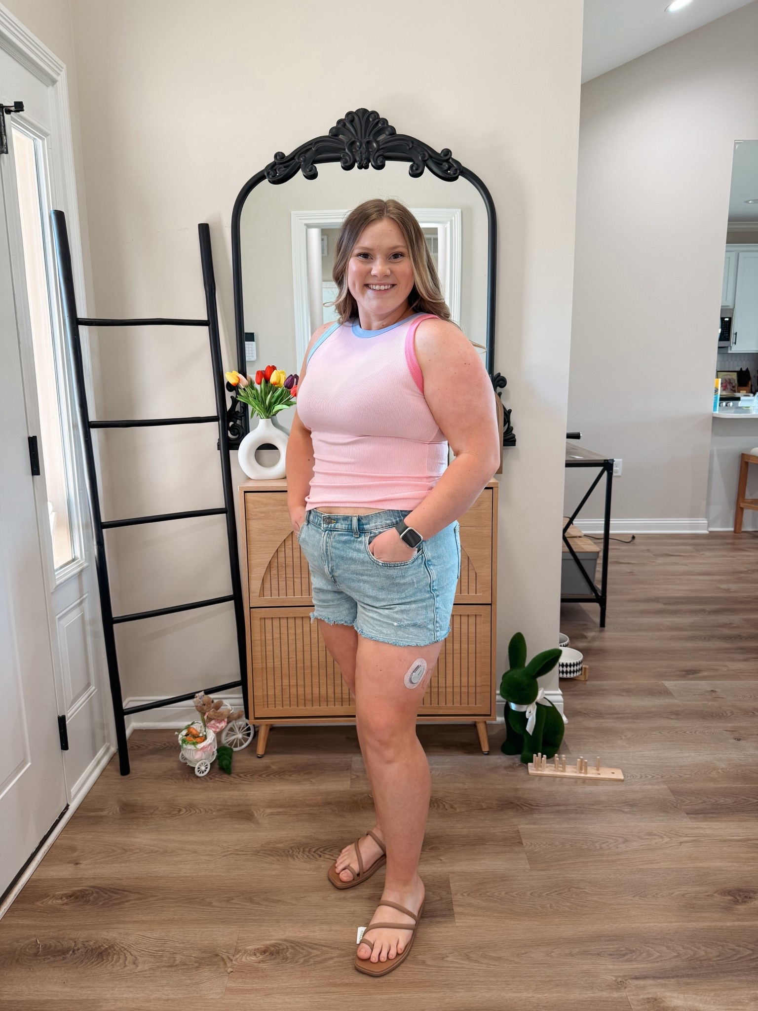 Summer/Spring outfit that is perfect for feeling confident again 

#LTKMidsize #LTKootd #LTKmomlife