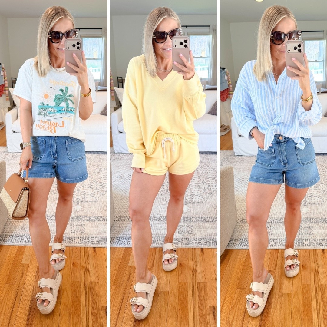 I hit the jackpot with my new kohls order! These spring arrivals are all so good, good tops, jeans, the cutest platform sandals and a perfect everyday spring and summer bag! 🌸☀️ @kohls #ad #kohlspartner #kohlsfinds

Spring outfits, spring style, petite style, midsize fashion, summer outfits 2026, white jeans, platform sandals

#LTKSaleAlert #LTKMidsize #LTKSeasonal