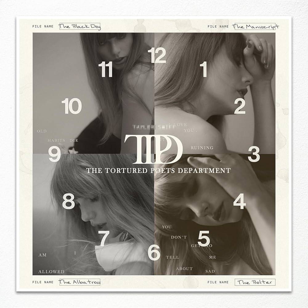 The Tortured Poets Department Poster, Music Posters for Room Aesthetic, Popular Singer Music Post... | Amazon (US)