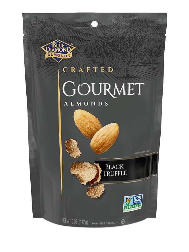 Blue Diamond Gourmet Almonds, Black Truffle, 5 Ounce | Amazon (US)