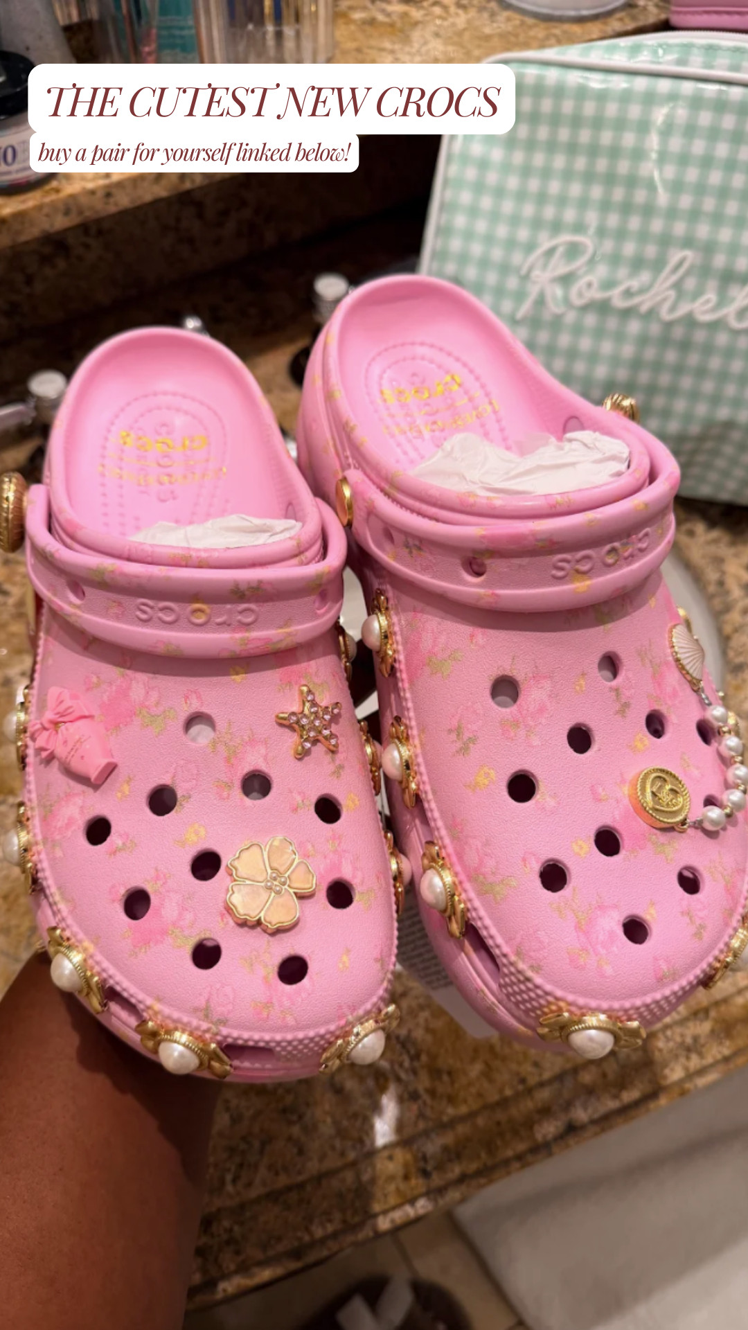 Stop what you are doing because I have found the cutest new Crocs! 💕🌸 I am completely obsessed with this gorgeous pair from the Crocs x LoveShackFancy collaboration. The stunning pink floral pattern combined with the pearls, gold accents, and floral charms is the ultimate coquette dream. 🎀✨ They are the perfect way to stay comfortable while keeping it completely chic. Follow for more @OPERATION_NIKI on IG, TikTok, & Facebook #CrocsxLoveShackFancy #LoveShackFancy #Crocs #CoquetteAesthetic #PinkFloral #CuteShoes #SummerStyle #ComfyChic #LTKUnder100 #Unboxing #ShoeInspo

#LTKootd #LTKootd