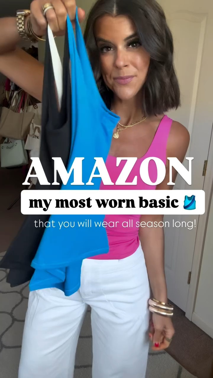 Amazon tanks I love! Wearing size small in everything. Size 2 in jeans, size down if in between. Shoes fit true to size.

#LTKSeasonal #LTKSaleAlert