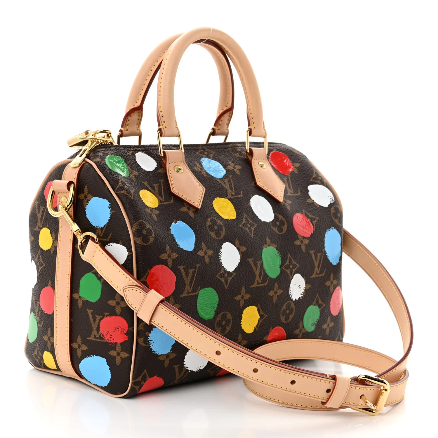 LV X YK Monogram Speedy Bandouliere 25 Multicolor | FASHIONPHILE (US)