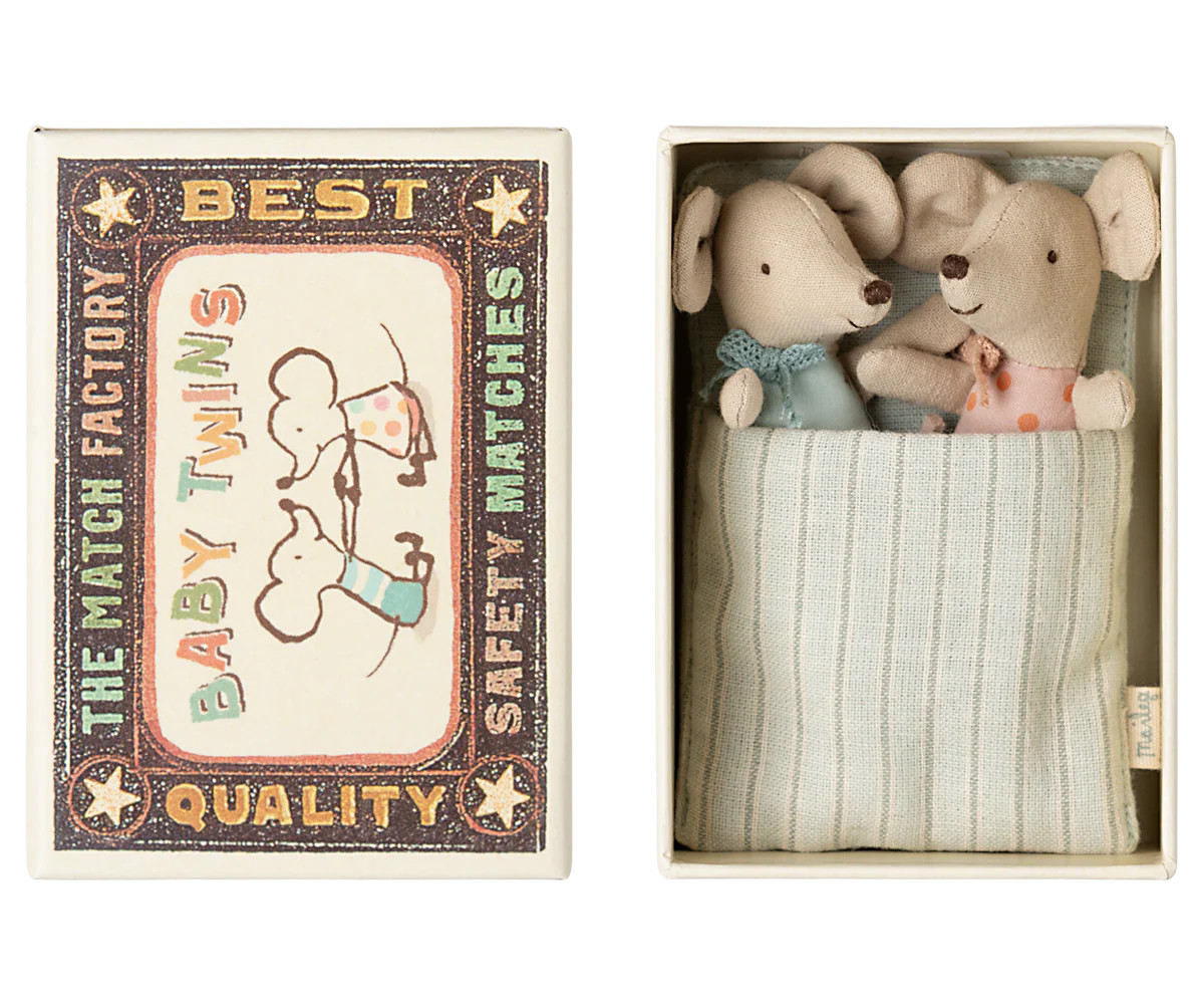 Twins, Baby mice in matchbox | Persnickety