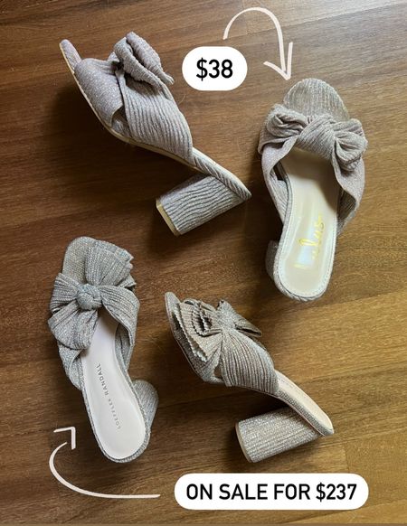 Splurge or save? My wedding shoes are on sale but I also own a Loeffler Randall dupe for under $40 too. Check out my TikTok to see me compare the two! 

#LTKsalealert #LTKshoecrush #LTKunder100