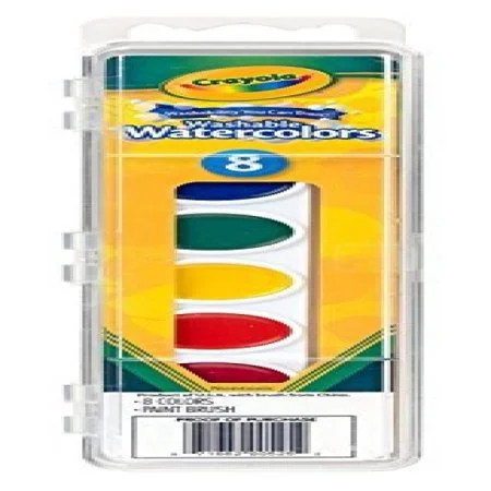 Crayola Watercolor Paints Washable 8 Primary Colors ( Pack Of 6) | Walmart (US)