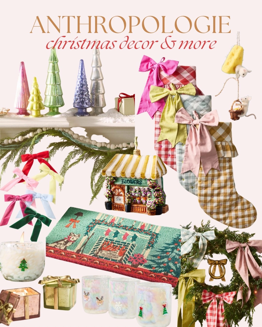 Colorful Christmas at anthro 

#LTKHome #LTKSeasonal #LTKFindsUnder50