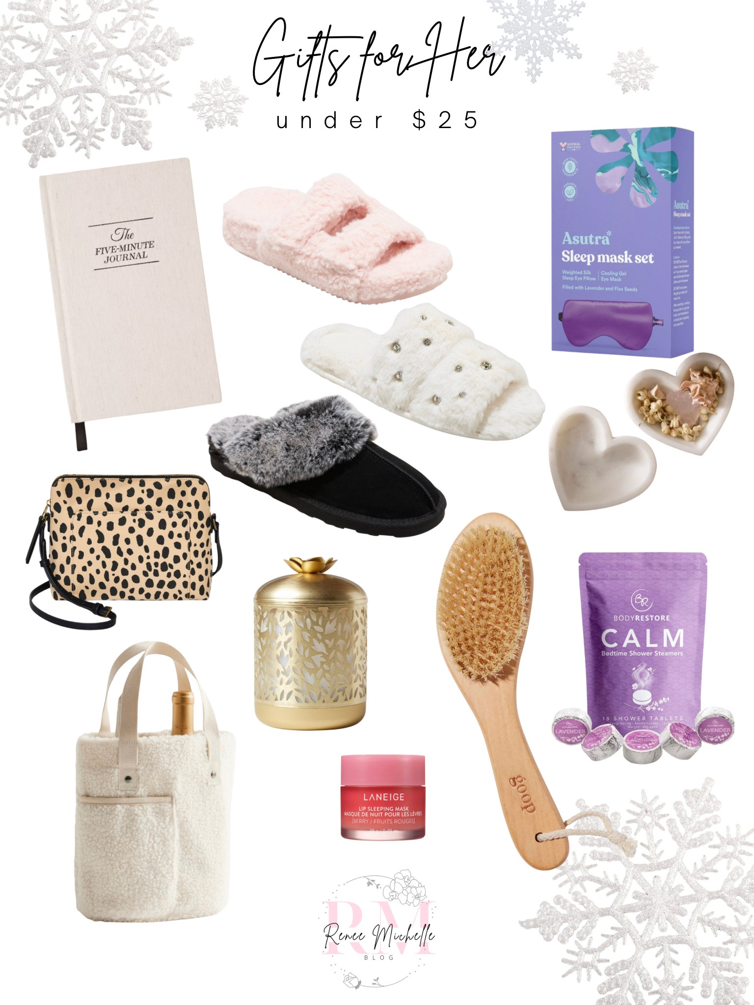 Gift Guide for Her under $25, easy gifts for mom, mother in law gift, sister gifts, Christmas gifts, self care gifts, slippers, beauty gifts

#LTKunder50 #LTKSeasonal #LTKHoliday