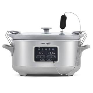 7 qt. Stainless Steel Slow Cooker with Sous Vide | The Home Depot