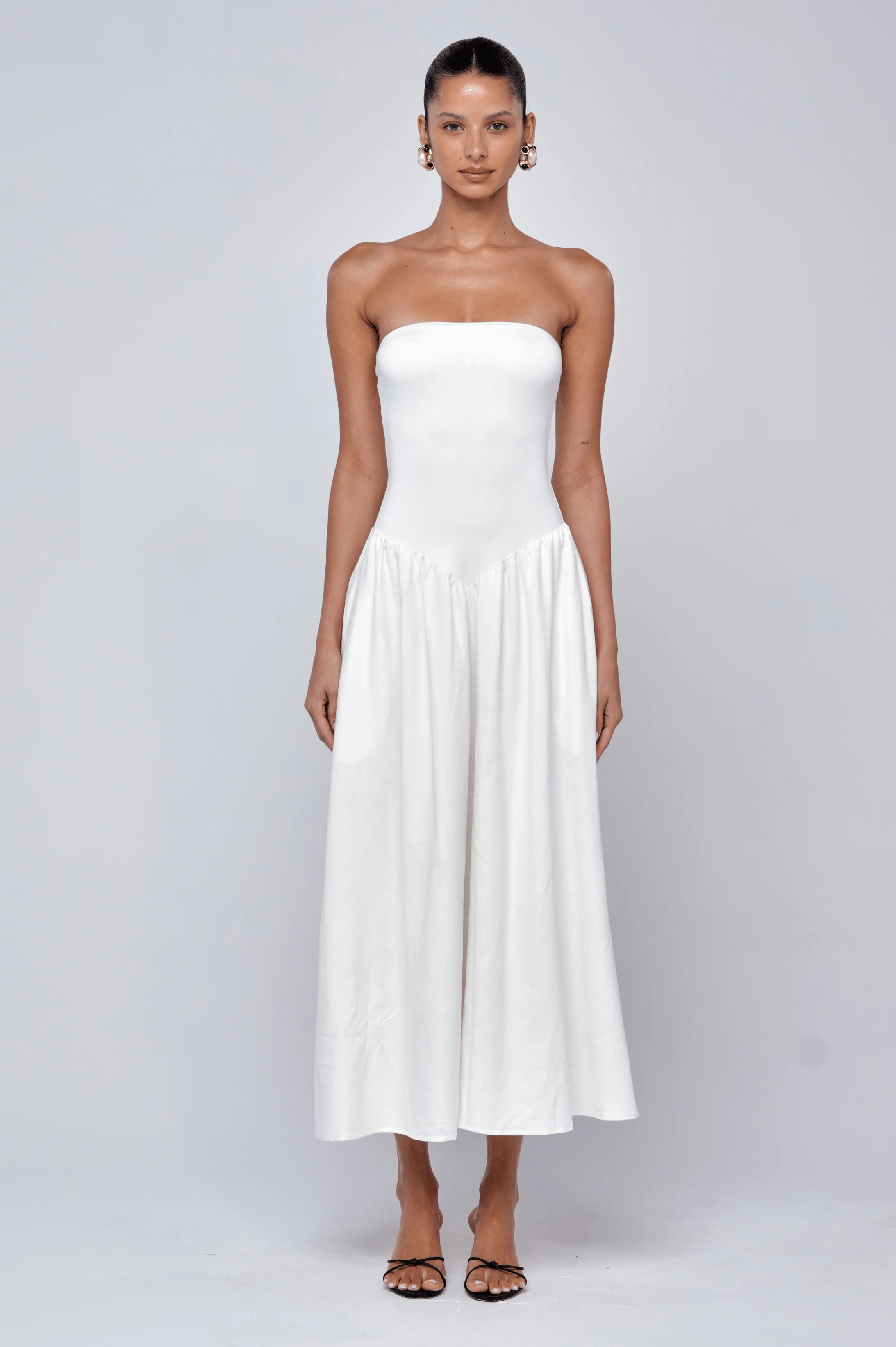 Mackenzie Dress in White Linen | RESA / SHOP-RESA.COM