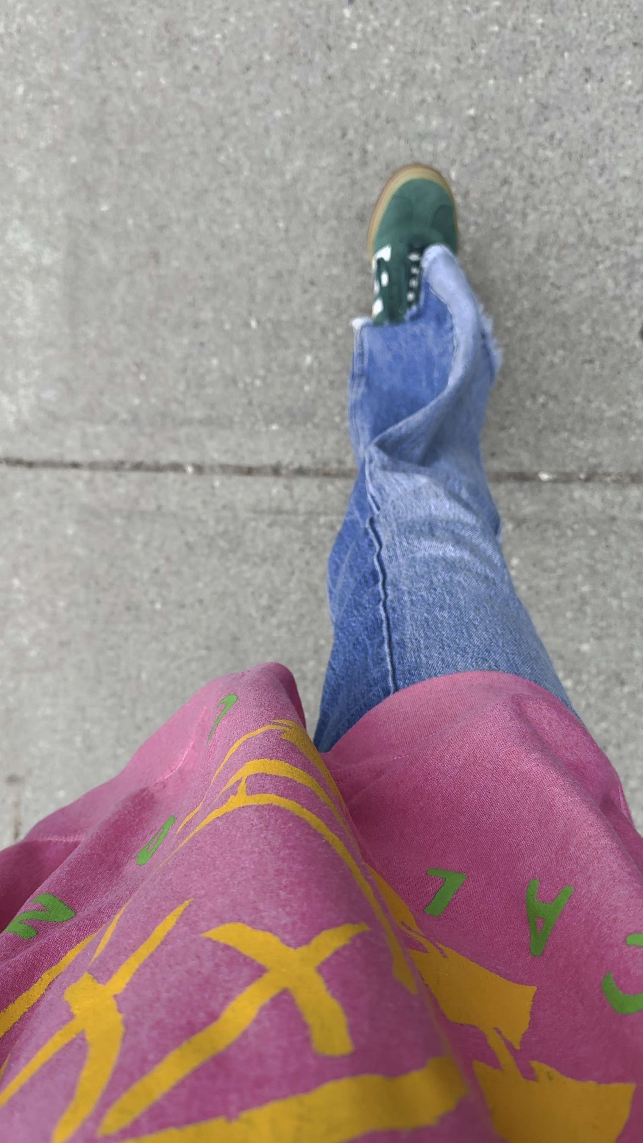 Waking in my green platform sneakers and wide leg jeans 💙🩷💚💙

Adidas gazelle bold, two tone jeans, oversized outfit, oversized sweatshirt, colorful outfit, spring outfit  

#LTKOver40 #LTKFindsUnder50 #LTKFindsUnder100