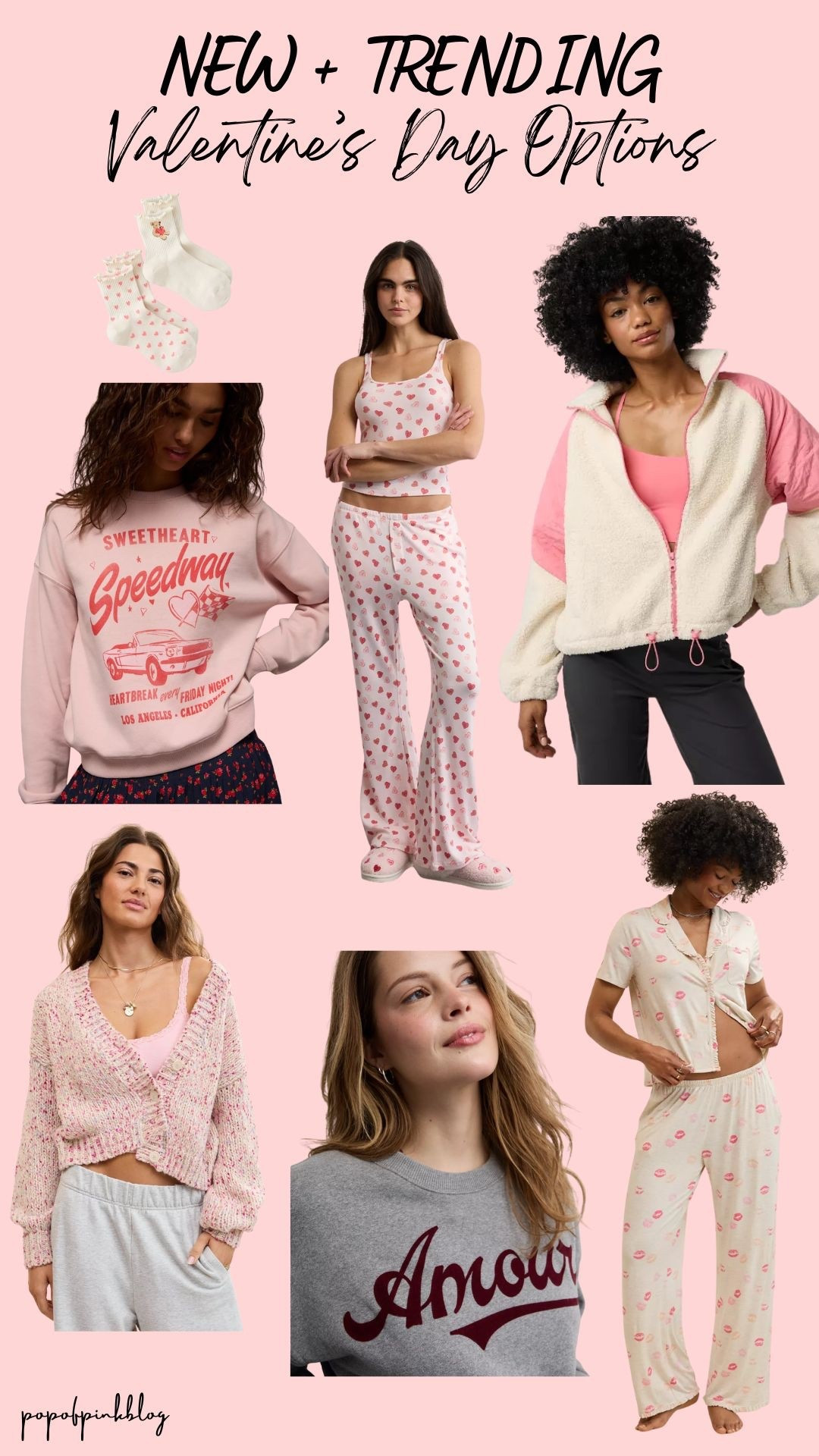 Valentine’s Day Options - New + Trending💕💖💘☺️
Valentine’s Day, Valentine’s Day sweaters, pink sweater, pink pajamas, Valentine’s pajamas 

#LTKootd #LTKFindsUnder50 #LTKSeasonal