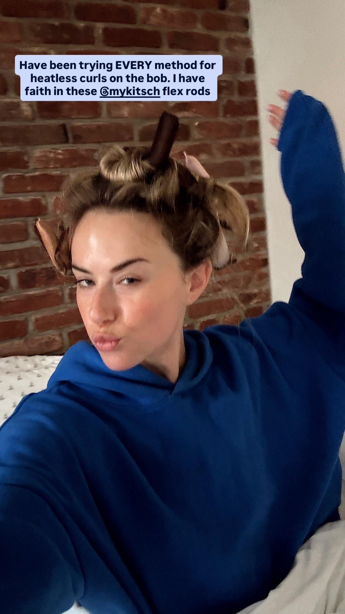 New method for heatless curls on the bob- I have faith in these satin flex rods  

#LTKgrwm