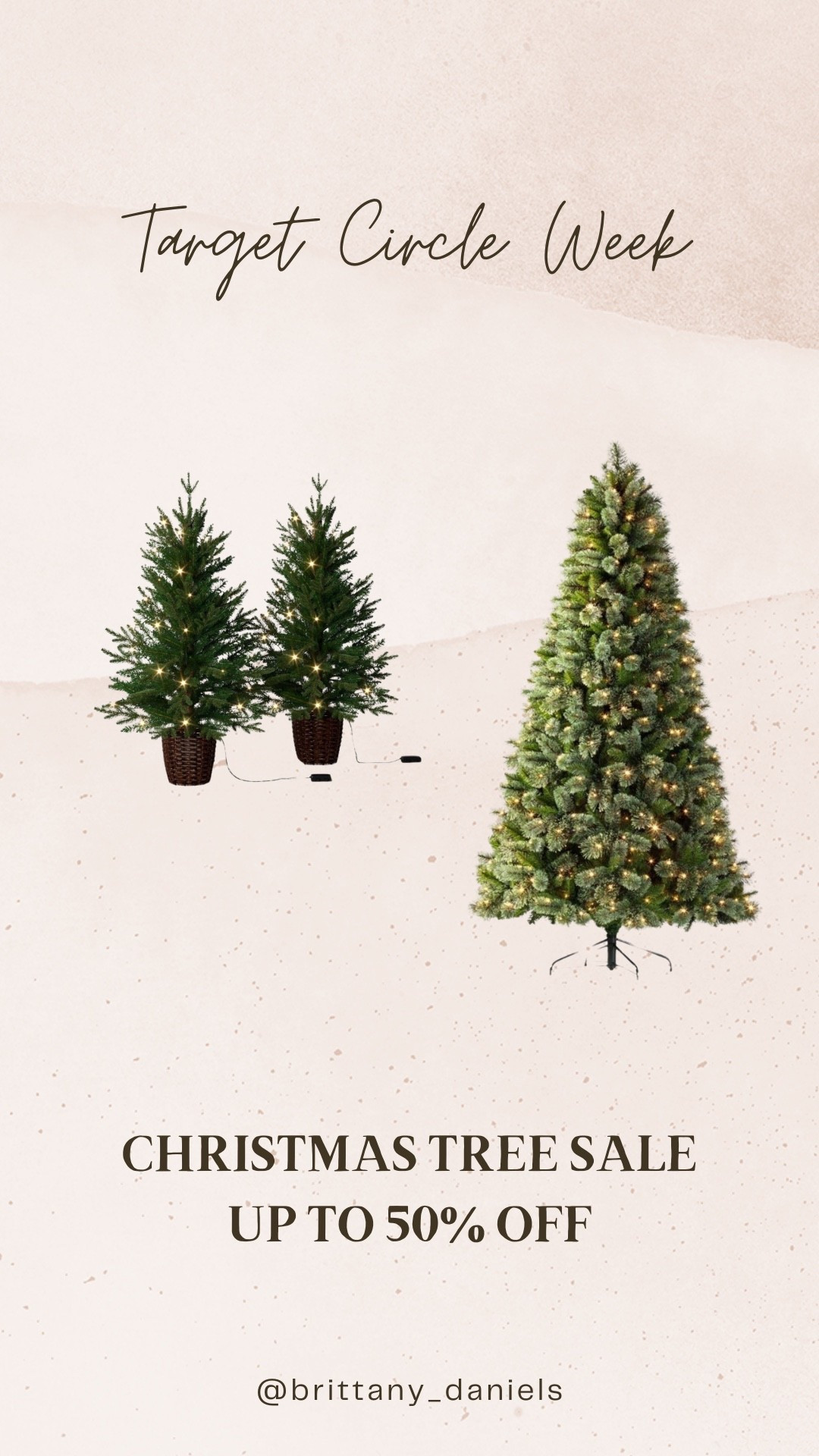 It’s beginning to look a lot like Christmas 🎄✨ Target’s Christmas trees are up to 50% off right now! The perfect time to grab your tree early and save big. So many styles and sizes to fit any space! 🎁 #TargetFinds #TargetDeals #ChristmasDecor #TargetChristmas #HolidayHomeDecor #TargetSale #ChristmasTree #HolidaySavings

#LTKSaleAlert #LTKSeasonal #LTKHome