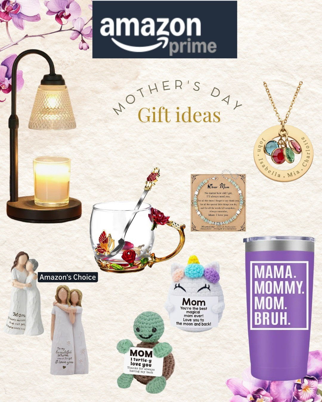 Mother’s Day gift ideas from Amazon that feel thoughtful and easy to order 💐 Perfect for last-minute shoppers, cozy moms, self-care moms, or moms who love personalized gifts. Prime shipping can make this one a lifesaver ✨#LTKmothersday #LTKgiftguide #AmazonFinds #MothersDayGifts #GiftIdeasForMom

#LTKMothersDay #LTKmomlife #LTKSaleAlert