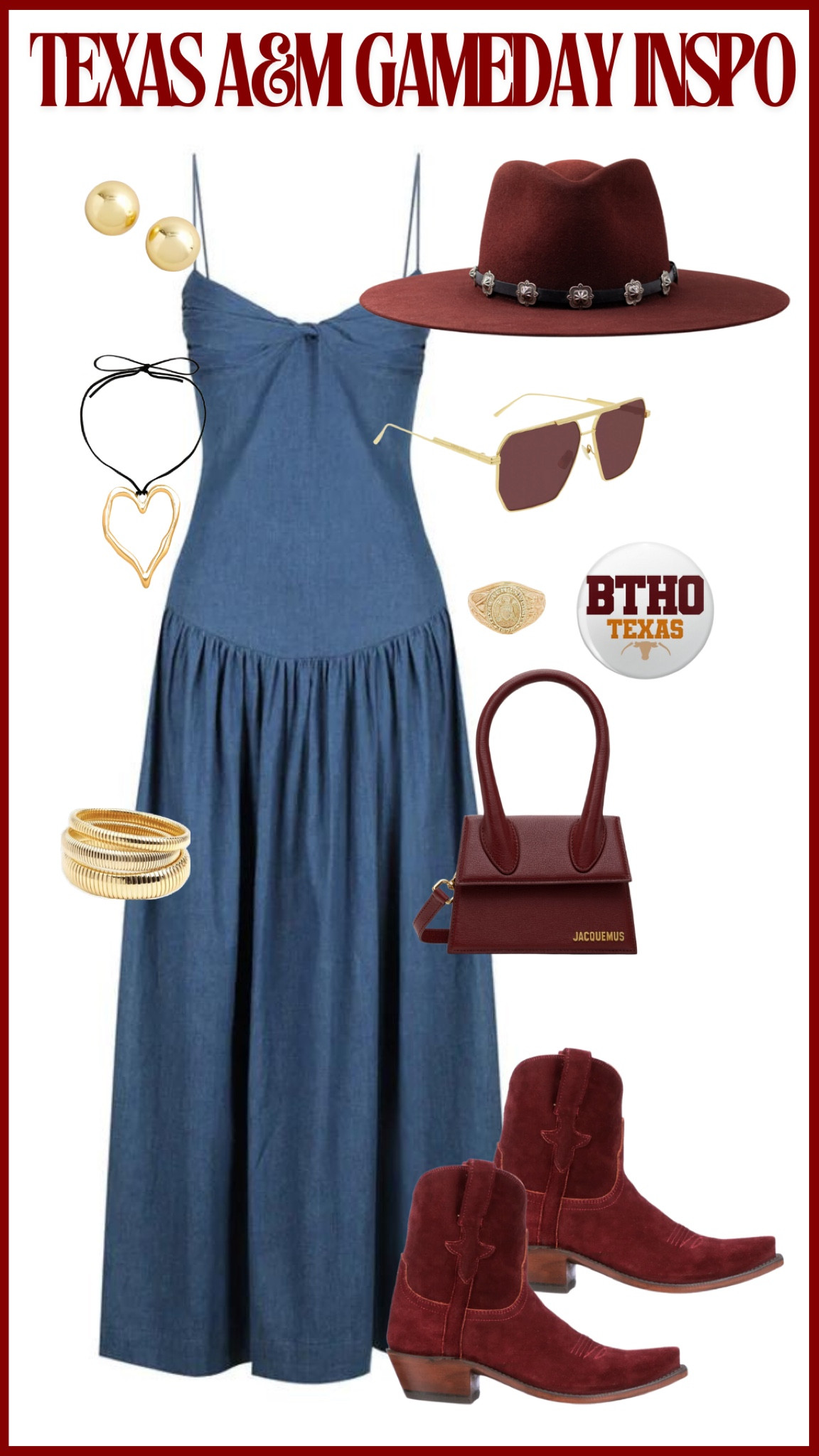 Texas A&M Outfit Inspo!!!!!❣️❣️❣️Dress is S/W/F!!!!!

#LTKU #LTKSeasonal #LTKBacktoSchool