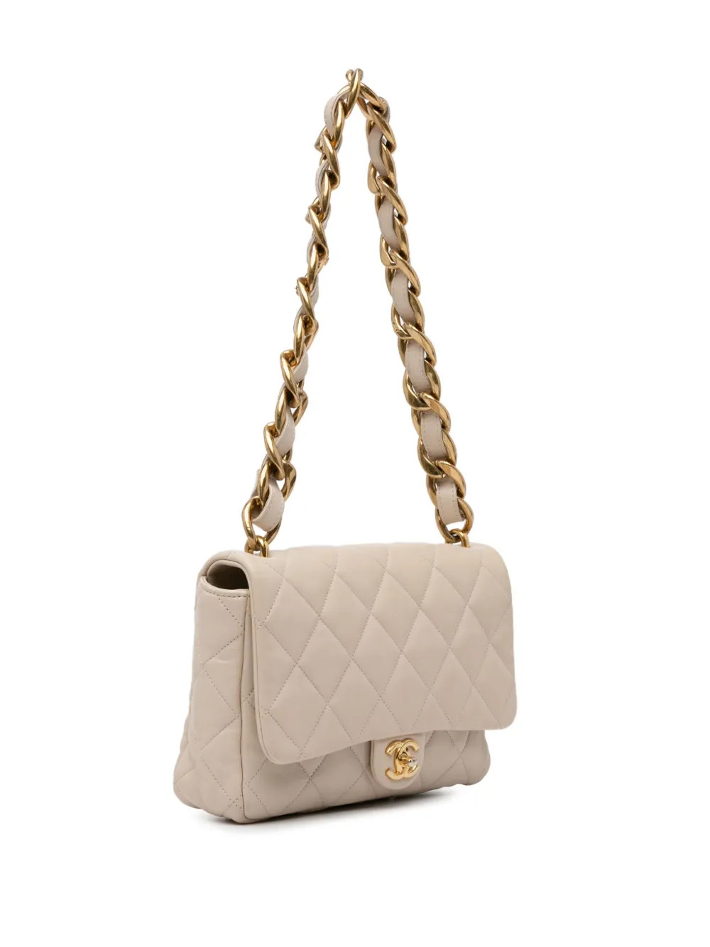 2021-2024 Large Quilted Lambskin Funky Town Flap shoulder bag | Farfetch Global