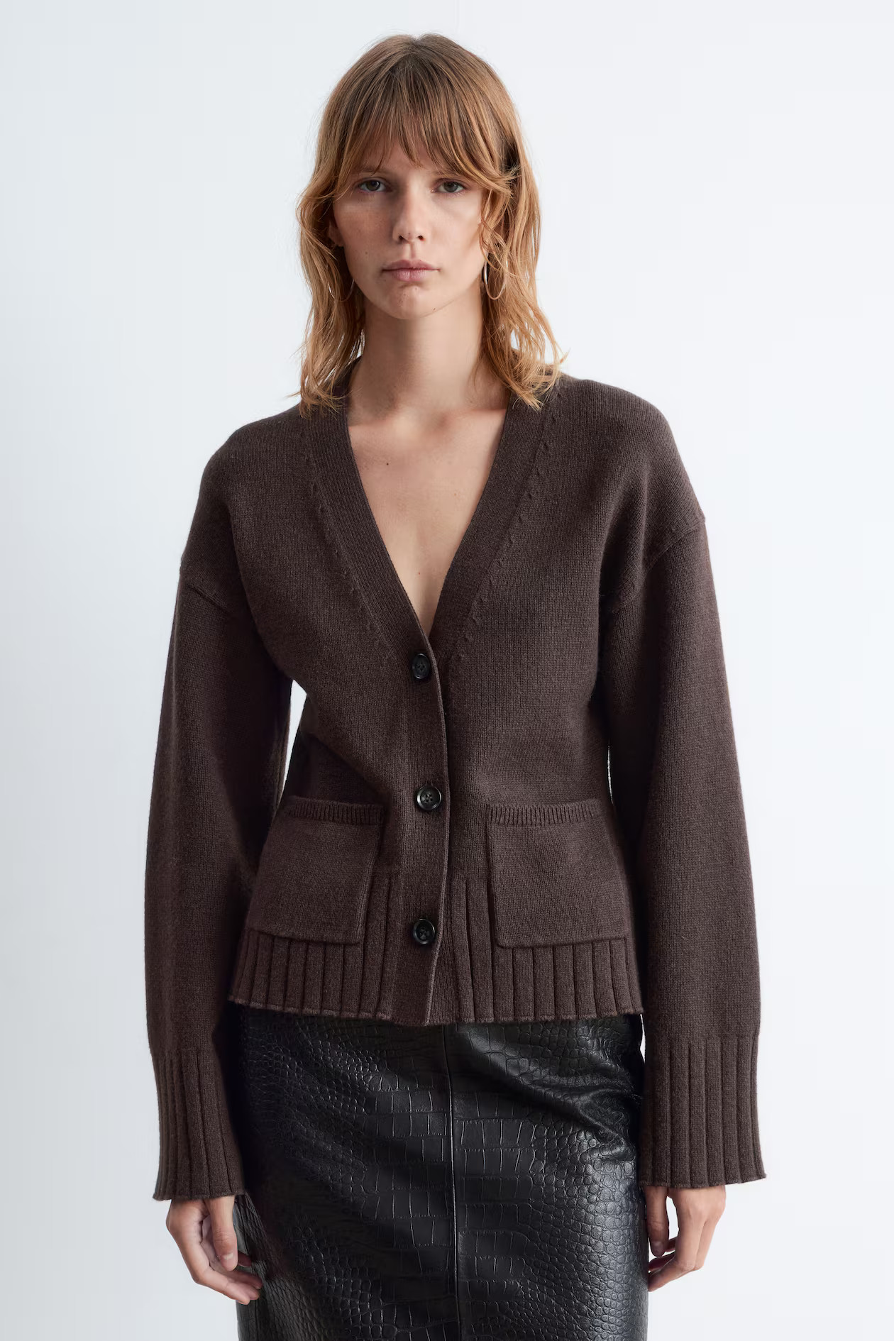 Tapered Knit Cardigan | H&M (UK, MY, IN, SG, PH, TW, HK)