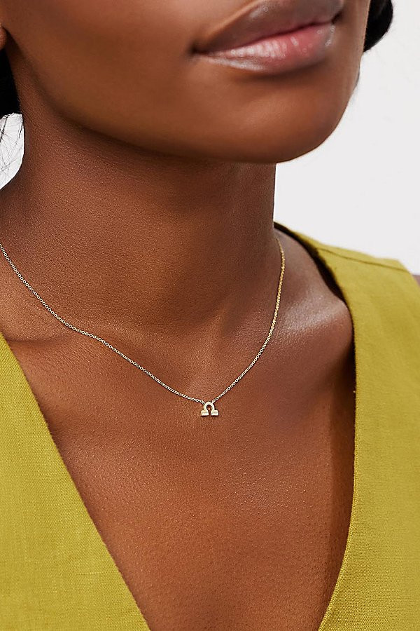 Ana Luisa Zodiac Necklace in Libra, Women's at Urban Outfitters | Urban Outfitters (US and RoW)