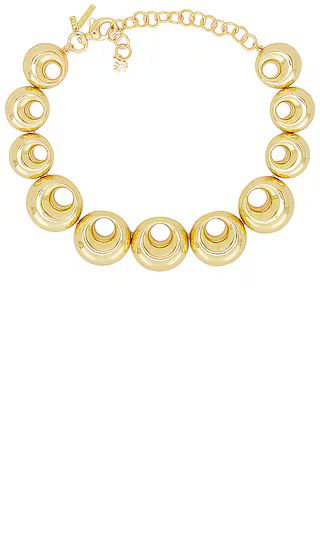 Medallion Necklace in Gold | Revolve Clothing (Global)