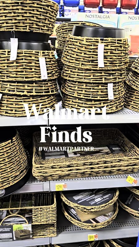 #Walmartpartner Obsessed with this handwoven collection from Better Homes & Gardens @Walmart! 😍 This collection is perfect for hosting and has me excited up all sorts of gatherings this summer! 🙌 From pitchers and serving trays to cake stands, everything is so stylish and there is so much to choose from! ✨#walmart #walmartfinds #IYWYk