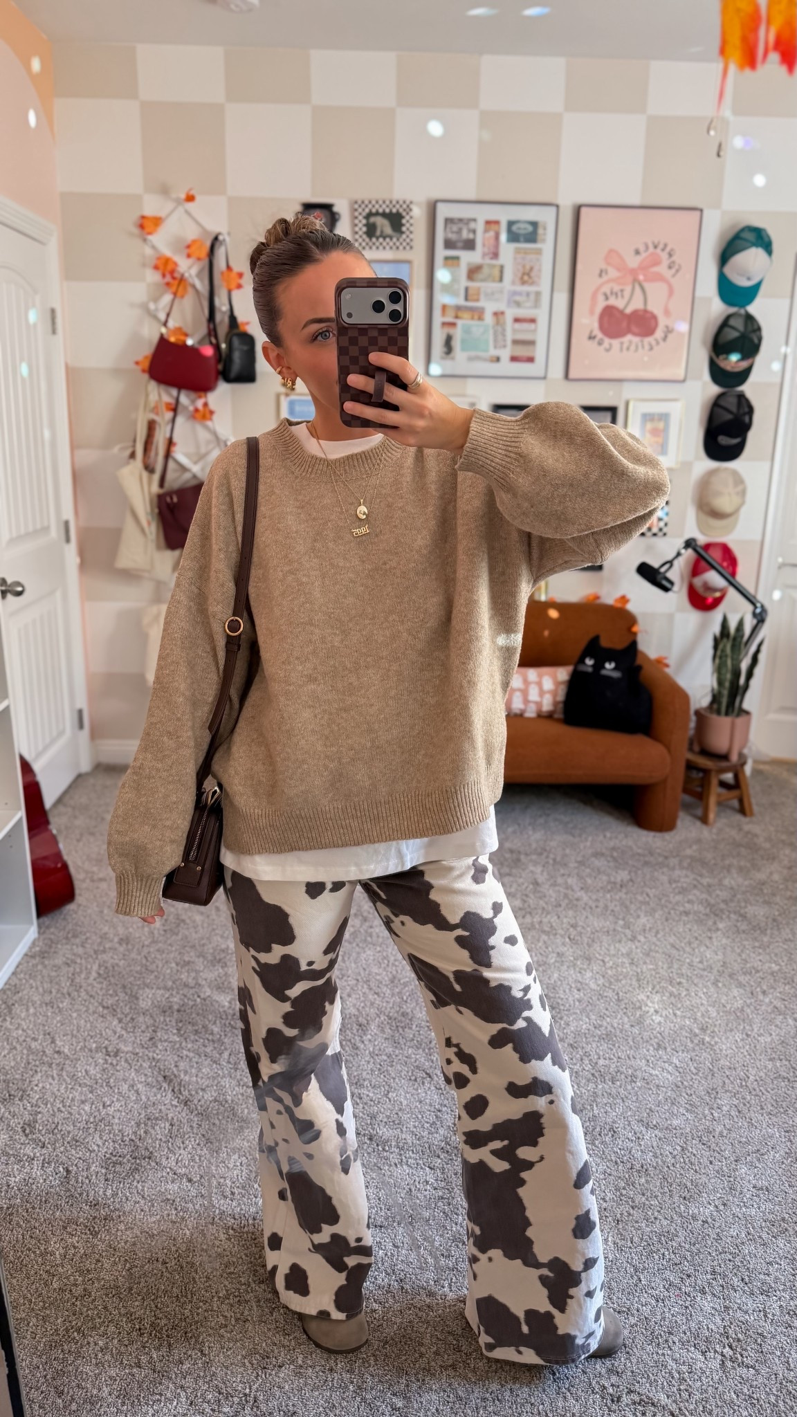 Sweater from TikTok shop and is the perfect sweater!!! I have it linked in my TikTok! Color khaki size large! Jeans size 26 long white tee size Large

#LTKTall #LTKFindsUnder100 #LTKSeasonal